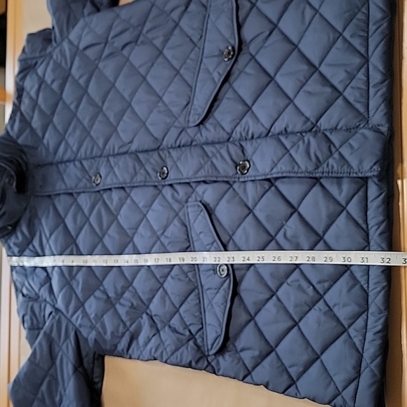 Brooks Brothers 346 Size L Quilted Zip/Button Closure Hidden Hood Jacket, EUC - Picture 8 of 13